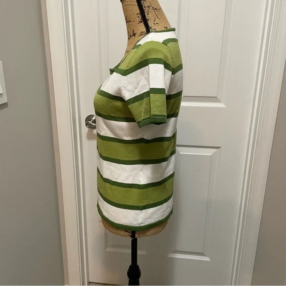 Square Neck Striped Tee - Picture 3 of 7